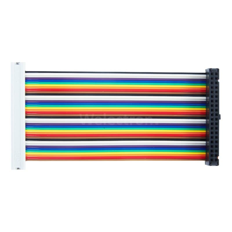 Edatec Pi400EXT-R 40-poliger GPIO-Extender für Pi400, Rainbow-Kabel