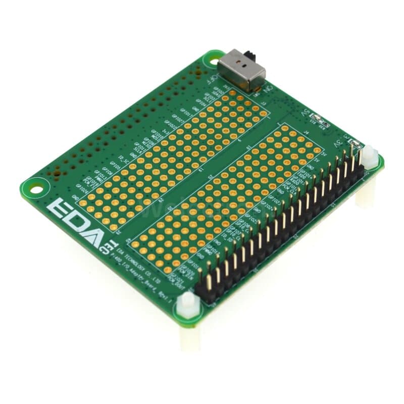 Edatec Pi400PROT-G 40-poliger E/A-Schutz für Pi400, graues Kabel