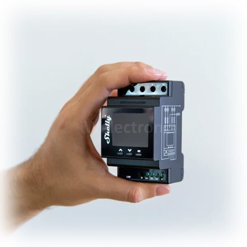 Shelly Pro 4PM 4-Kanal Schaltaktor mit Messfunktion, WLAN/LAN