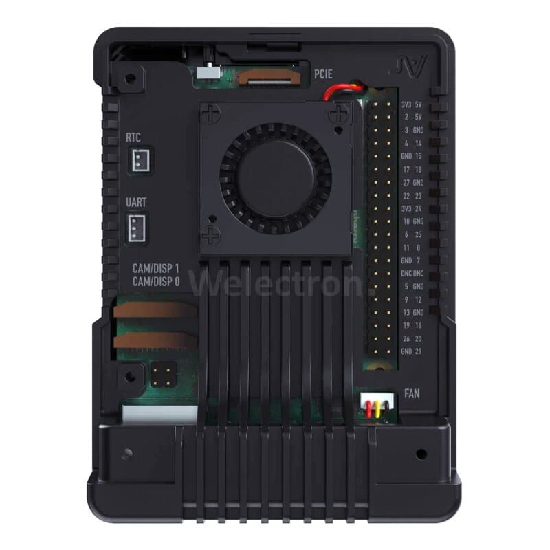Argon NEO 5 BRED Gehäuse für Raspberry Pi 5 schwarz/rot