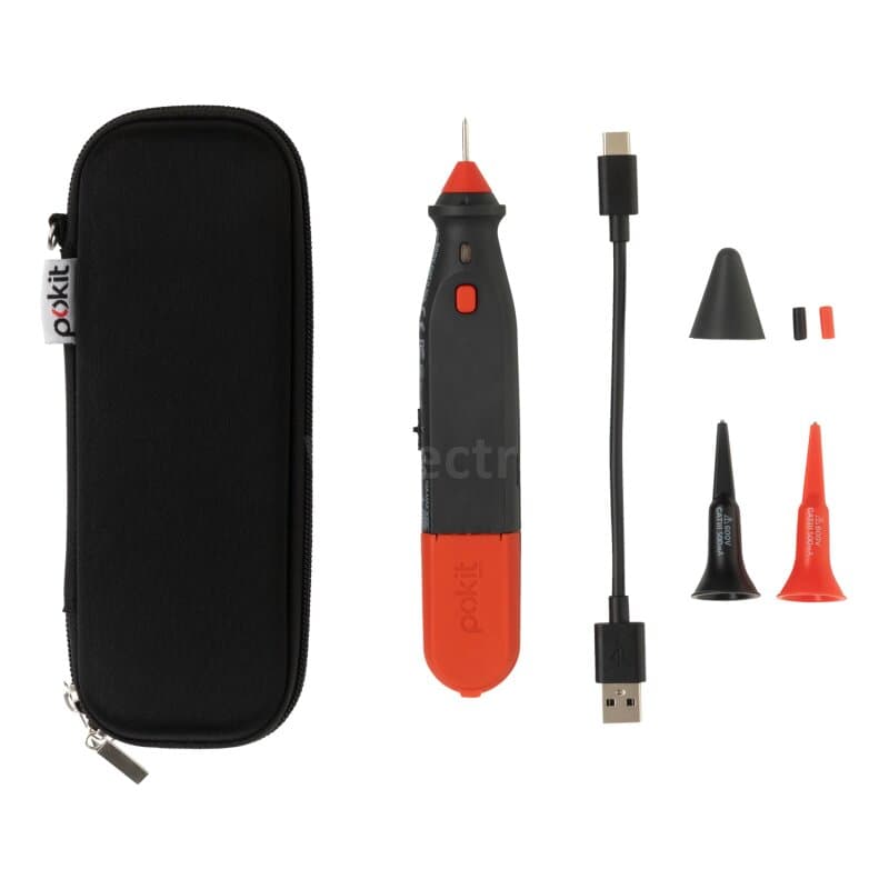 Pokit Pro Bluetooth Oszilloskop und Multimeter dunkelgrau/rot