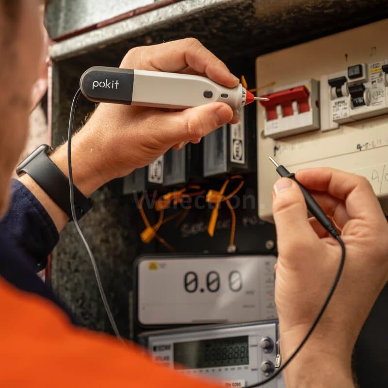 Pokit Pro Bluetooth Oszilloskop und Multimeter dunkelgrau/rot