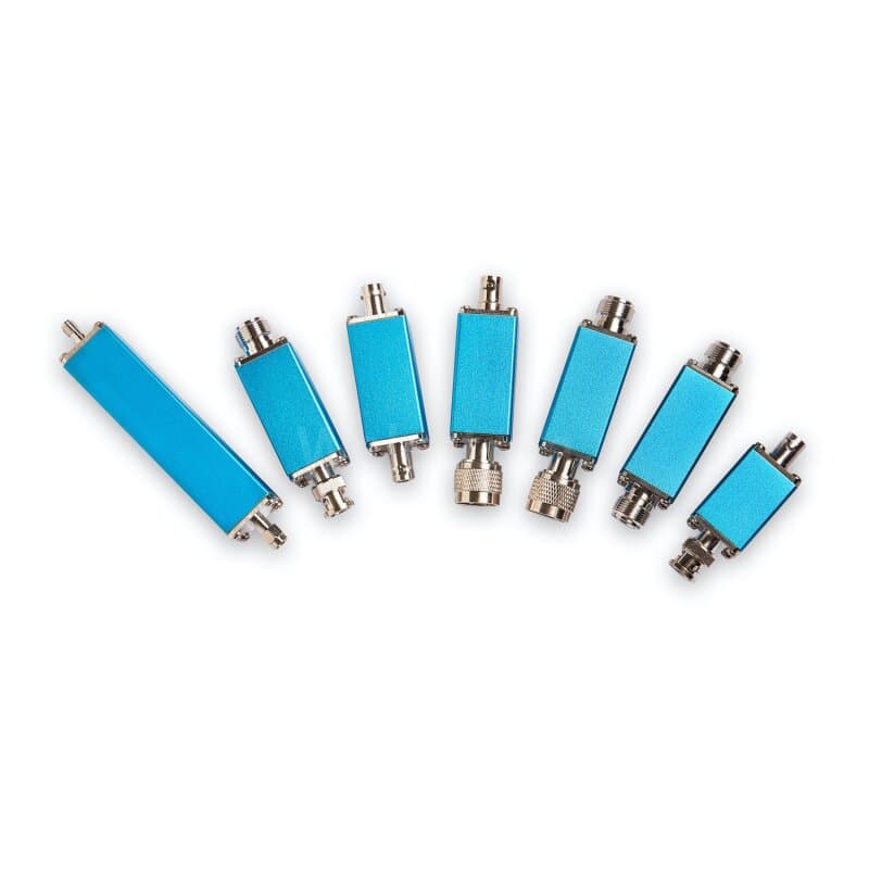 TekBox TBRFH1-50-BNCM-BNCF-3-1 HF-Gehäuse 50mm BNC-Male zu BNC-Female mit Durchgangskondensator