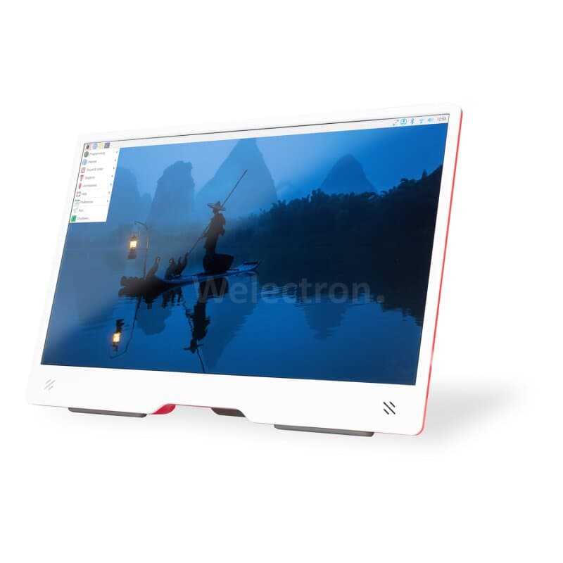 Offizieller Raspberry Pi Monitor rot/weiß
