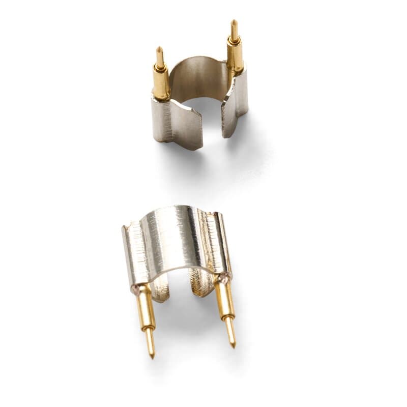 Sensepeek 7014 PCBite Dual-Ground Federkontakt 3,5 mm, 3er-Pack