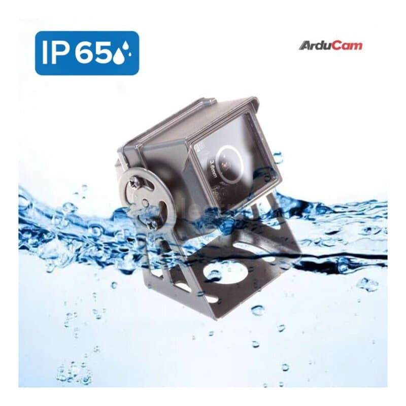 Arducam B0448 2MP IMX291 Low Light 120° Wide Angle USB Camera Module with Waterproof Metal Case for Windows