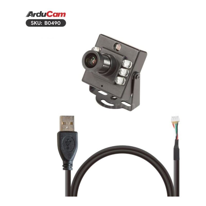 Arducam B0490 2MP IMX462 Day and IR Night Vision USB Camera with Metal Case