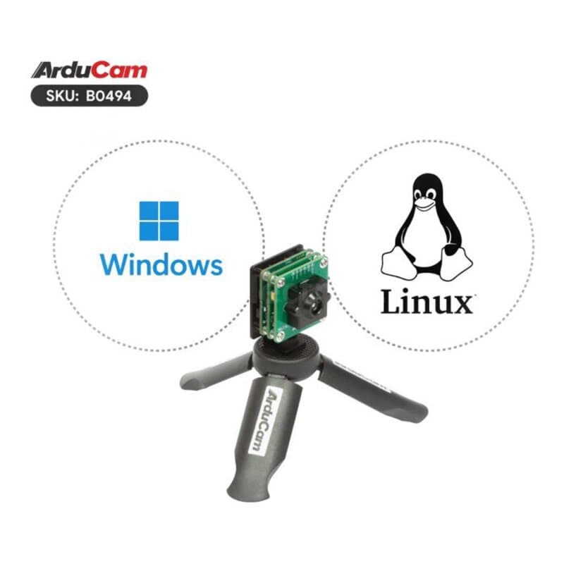 Arducam B0494C 108MP Motorized Focus USB 3.0 Camera Module-With Enclosure