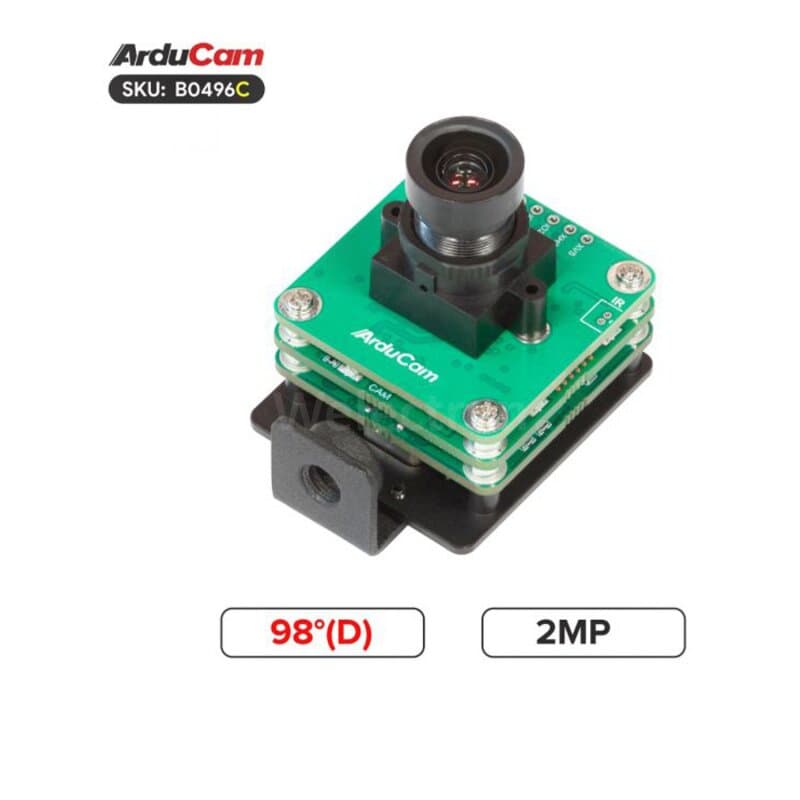 Arducam B0496C 2MP Sony STARVIS IMX462 Ultra Low Light Manual Focus USB 3.0 Camera Module-With Enclosure