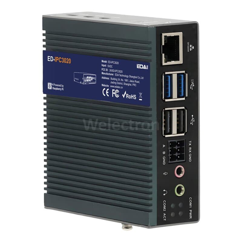 Edatec ED-IPC3020-02320 Pi5 Embedded Computer