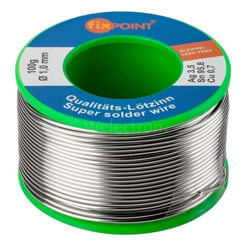 Goobay 51122 Lötdraht bleifrei 1,0mm (100g Spule)